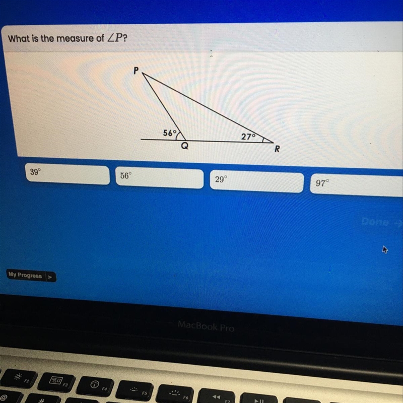 What is the measure of-example-1