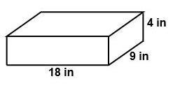 Taylor is wrapping a birthday gift in the rectangular box shown below. How much wrapping-example-1