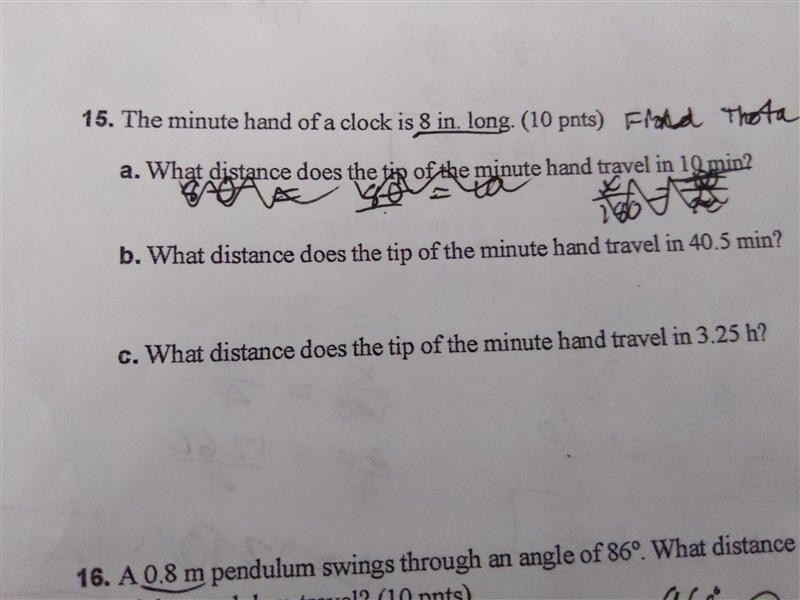 I need steps on how to solve it and of I should find the radian or the length of the-example-1