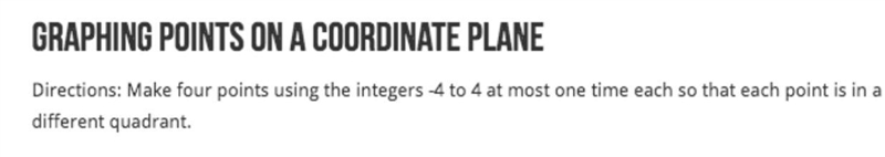 ★ ★ ★ Type each pair of coordinates using parentheses and commas (x, y). Seperate-example-1