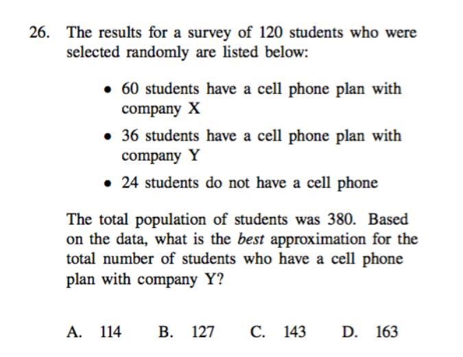 The total population of students was 380. Based on the data, what is the best approximation-example-1