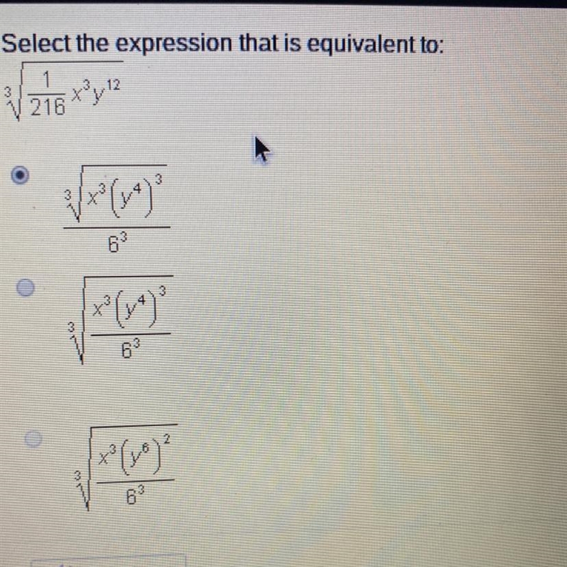 Select the expression that is equivalent to: HELP ASAP-example-1