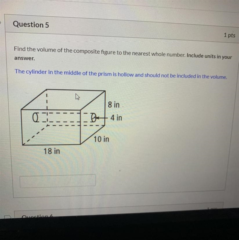 Find the volume of the composite figure to the nearest whole number. The cylinder-example-1