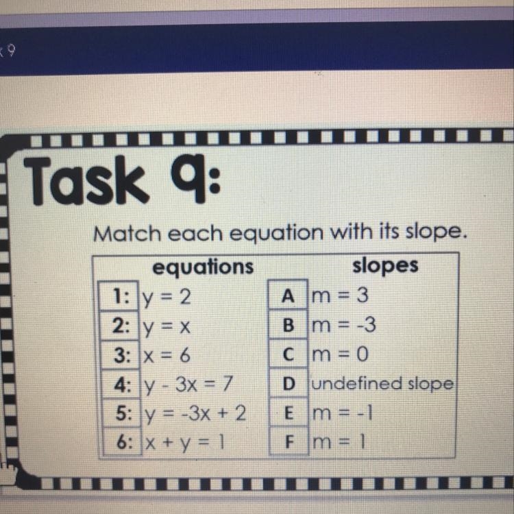 Please match the 6 questions with the correct answer (just use the letters and numbers-example-1