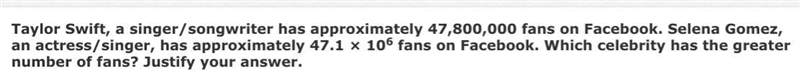 Which celebrity has the greater number of fans? TAKE A LOOK AT THE PICTURE!-example-1