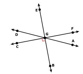 What is an angle that is supplementary to ∠CGE?-example-1