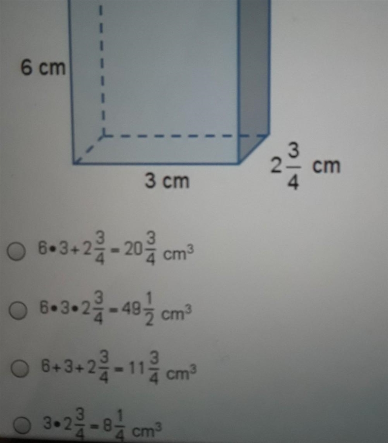 What is the correct calculation for the volume of the prism ​-example-1