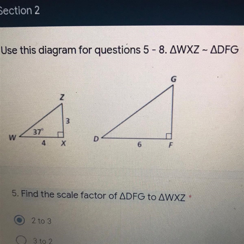 Find the measure of angle Z.-example-1