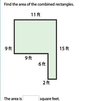 It's another question about combined rectangles, can anyone help me with this?-example-1