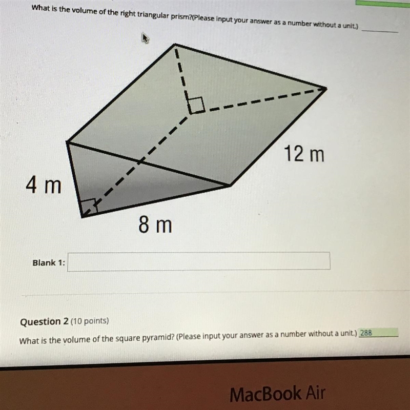 What is the volume of the right triangular prism?( please input your answer as a number-example-1