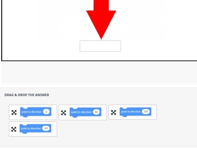 2.drag and drop the code blocks to the correct place to show the value for each direction-example-2