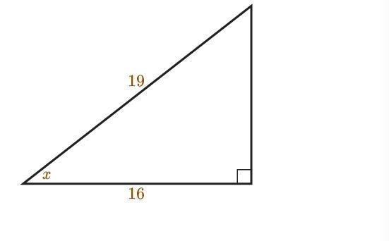 URGENT!!!! Find the value of x. Round to the nearest degree A. 33 degrees B 40 degrees-example-1