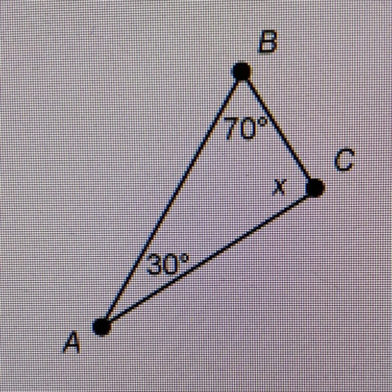 What is the value of x? x= ___ °-example-1