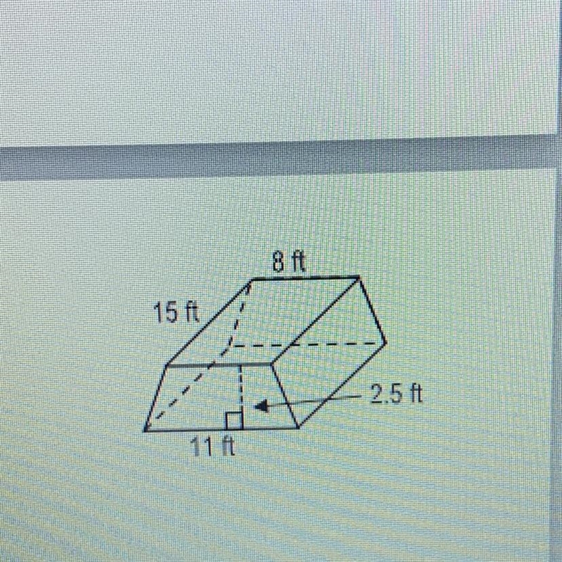 What is the volume of the isosceles trapezoidal prism?-example-1