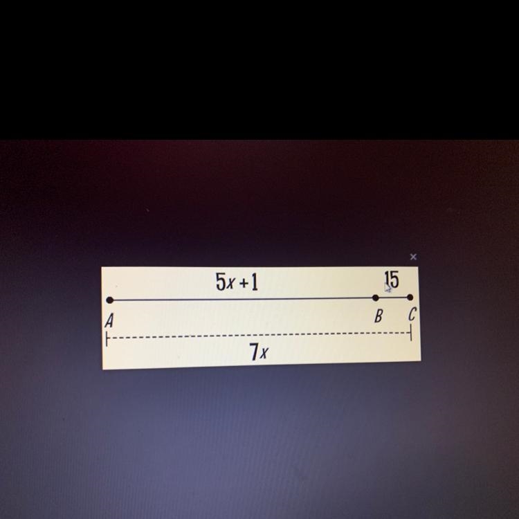 If point b is between A and C, find AC-example-1