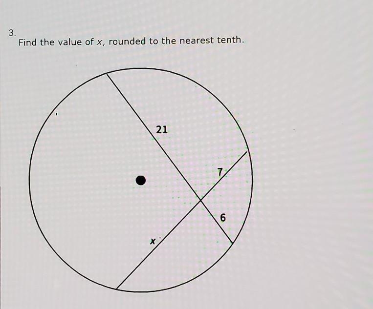 Find the value of x, rounded to the nearest tenth. ​-example-1