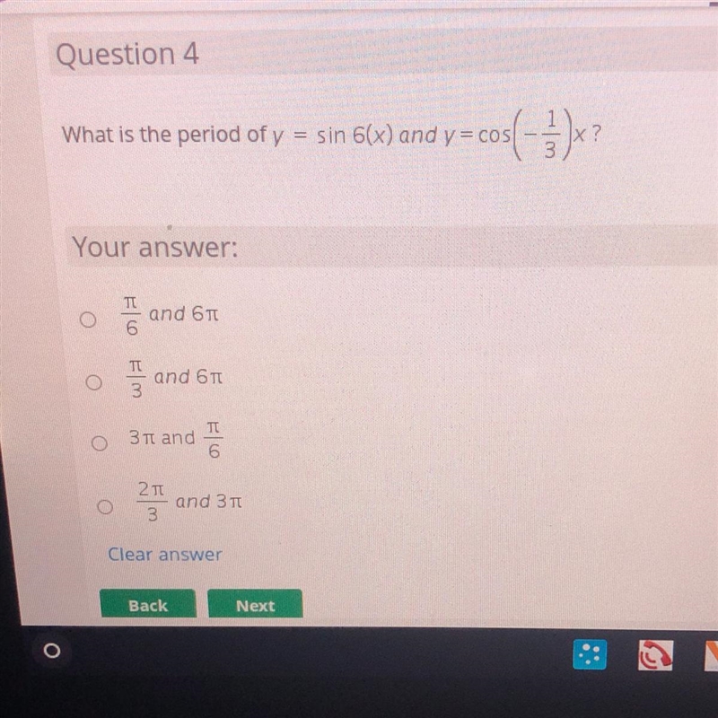 What is the period of these two ? Answer choices listed below-example-1