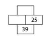 Find two numbers that complete the image below such that the middle two bricks sum-example-1