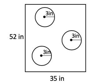 At a school fair, students were challenged to hit one of the small congruent circles-example-1