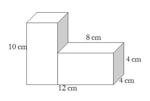 Help solve due today Choices A) 288 cm3 B) 480 cm3 C) 544 cm3 D) 640 cm3-example-1