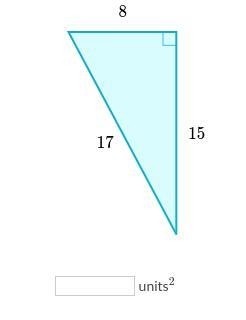 What is the area of the triangle? C: pls help lol-example-1