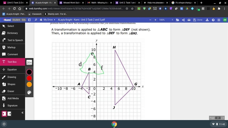 How many degrees did it rotate and in which direction?-example-1