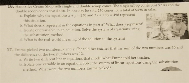 I need to know this problem by Tomorrow can someone help me out I'm stupid 16 A, B-example-1