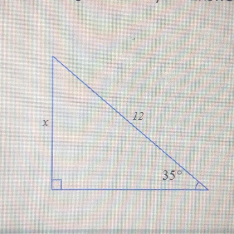 Solve for r in the triangle. Round your answer to the nearest tenth.-example-1