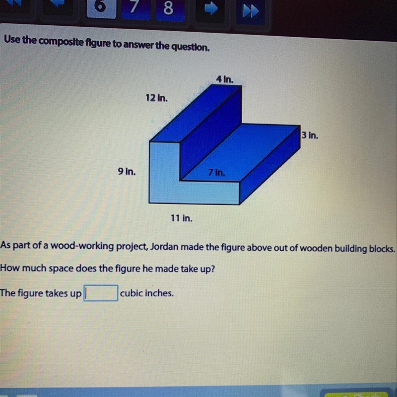 As part of a word working project Jordan made the figure above out of wooden building-example-1