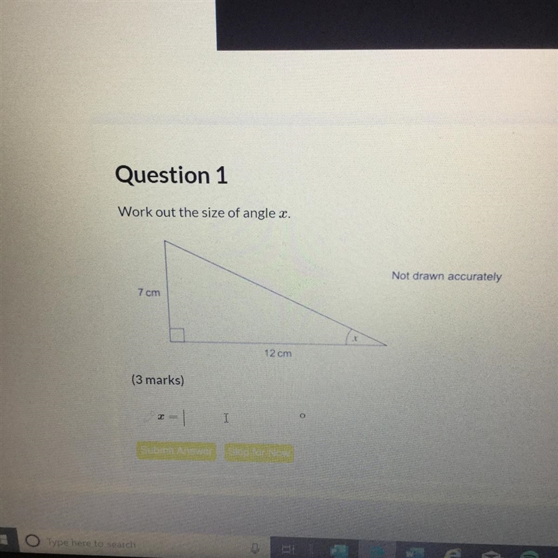 Simple maths question involving sohcahtoa an explanation would be helpful-example-1