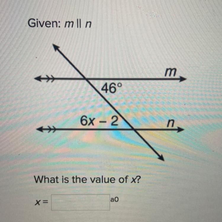 Given: mlln What is the value of x?-example-1