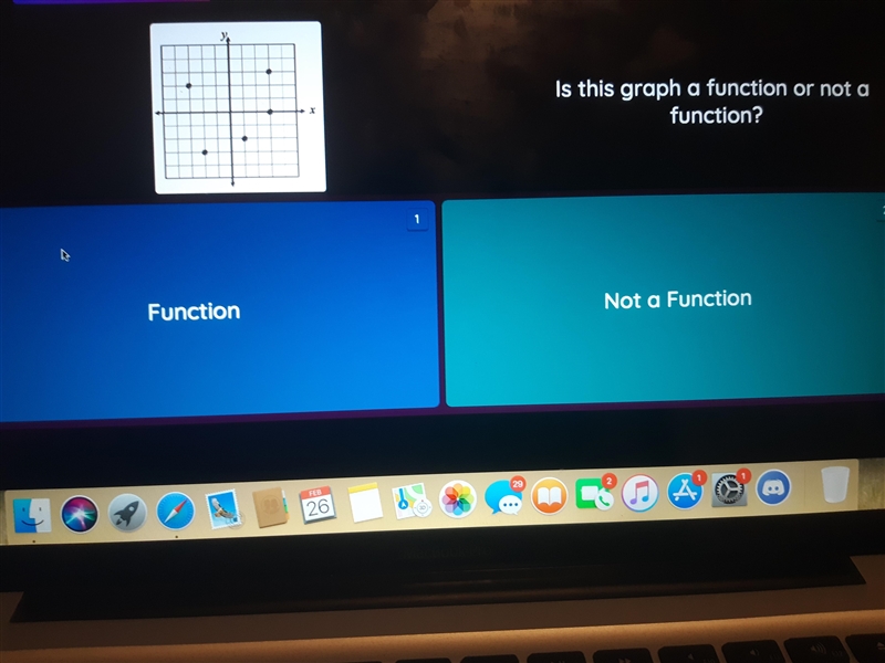 Is this graph a function or not a function?-example-1