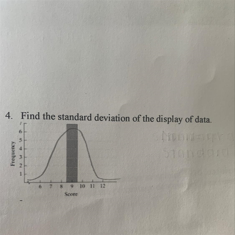 Find the standard deviation of the display of data.-example-1