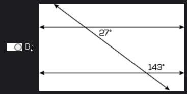 Which pair of lines is parallel? A. B. C. D.-example-4