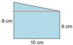 The following figure is made up of a rectangle and a triangle. Find its area.-example-1