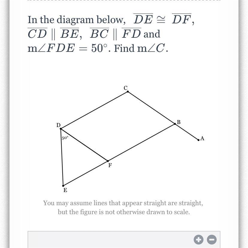 HELP How would I find C? would I have to subtract 180 from 50??-example-1