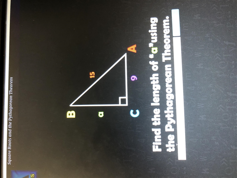 Please help (. Square root and the Pythagorean theorem-example-1