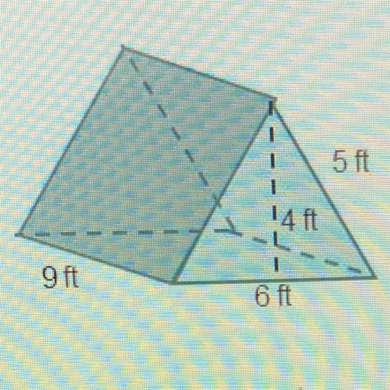 What is the surface area of the triangular prism?-example-1