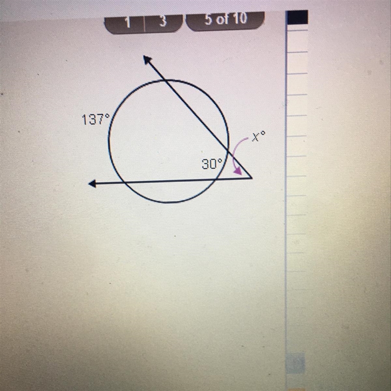 Find the value of x..........-example-1