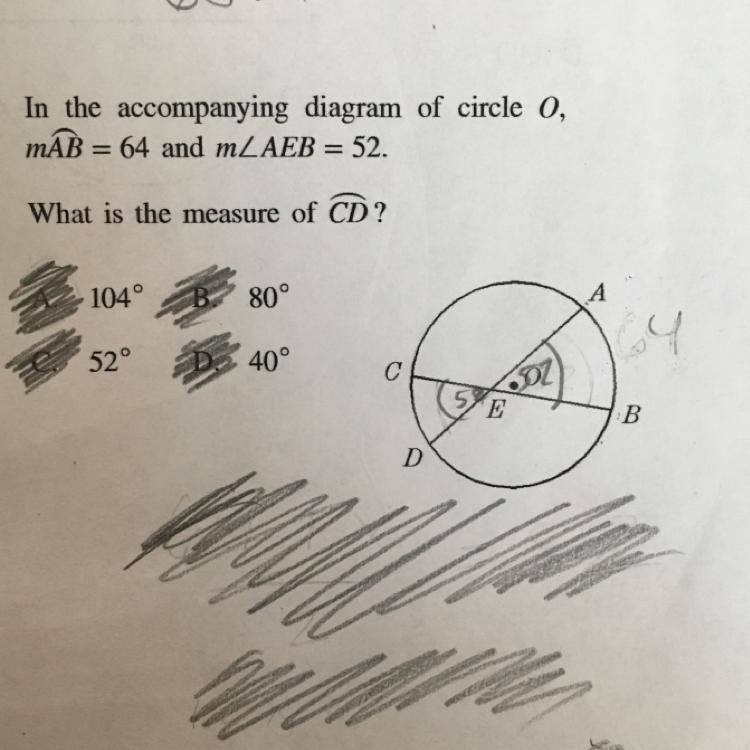 I need to find the arc! Help-example-1