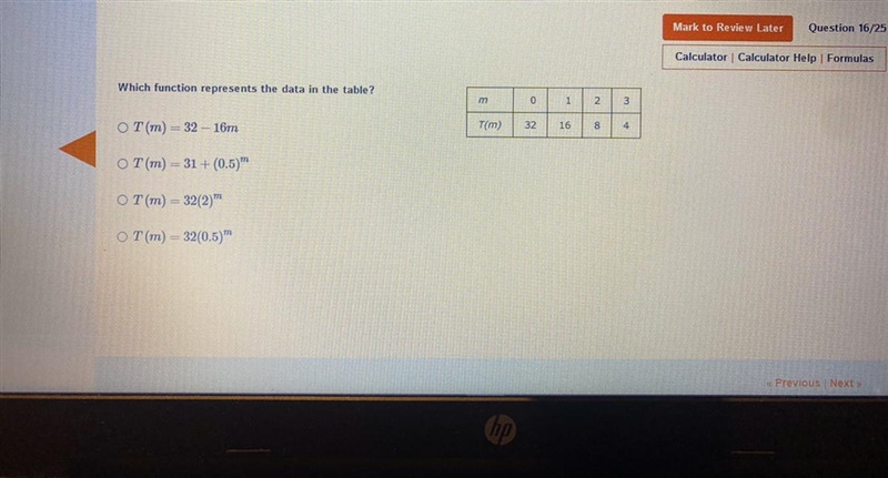 Which function represents the data in the table?-example-1