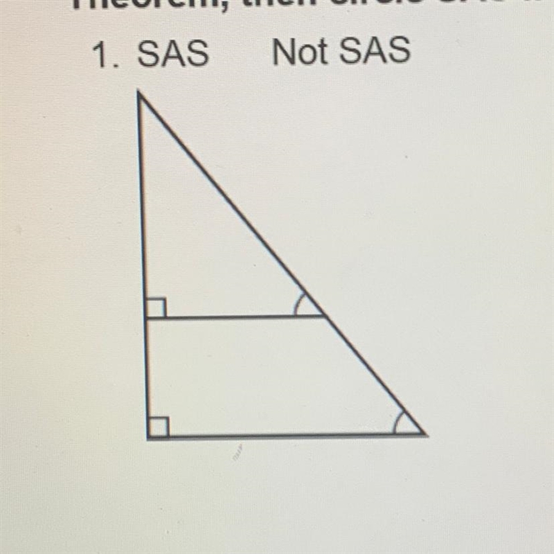 Is this SAS or Not SAS?-example-1