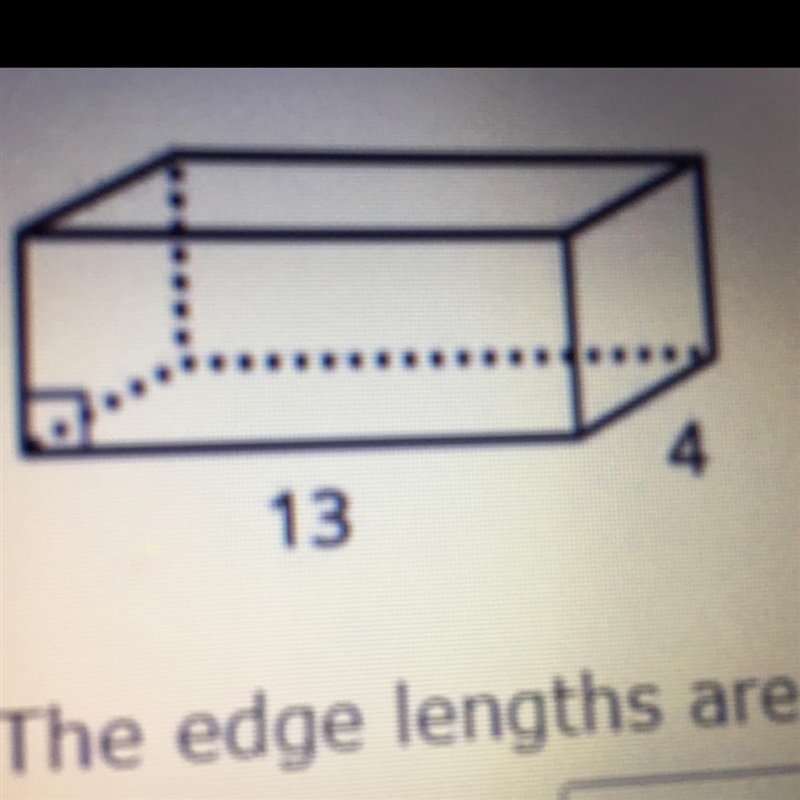 The edge lengths are given in units. If the volume of the figure is 260 square units-example-1