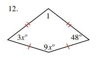 I'M IN NEED OF HELP. Find the measure of each numbered angle.-example-1