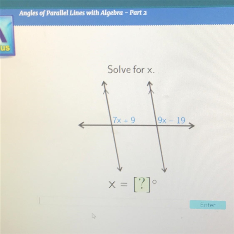 SOLVE FOR x. (picture above)-example-1