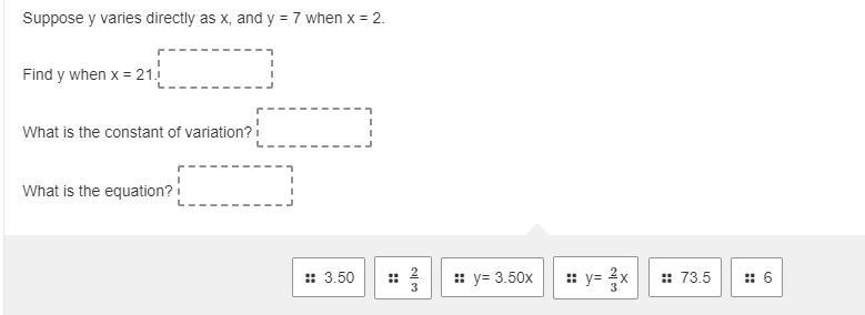 NEED HELP WITH ALL THESE QUESTIONS PLZ THIS WAS ALSO DUE YESTERDAY Suppose y varies-example-5