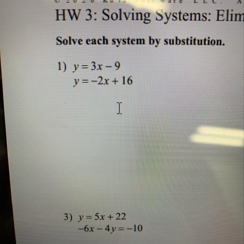 Solving systems elimination: I don’t understand how to solve at all. Please help if-example-1