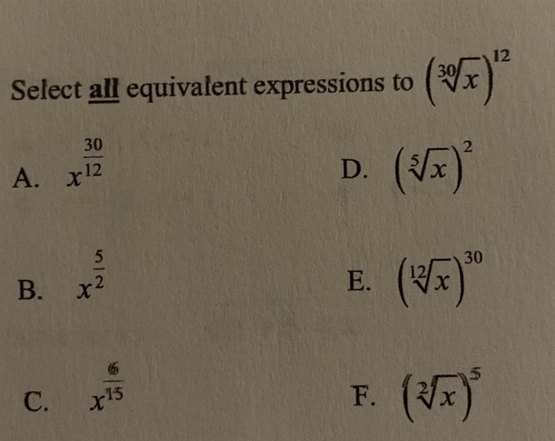 Select all equivalent expressions-example-1