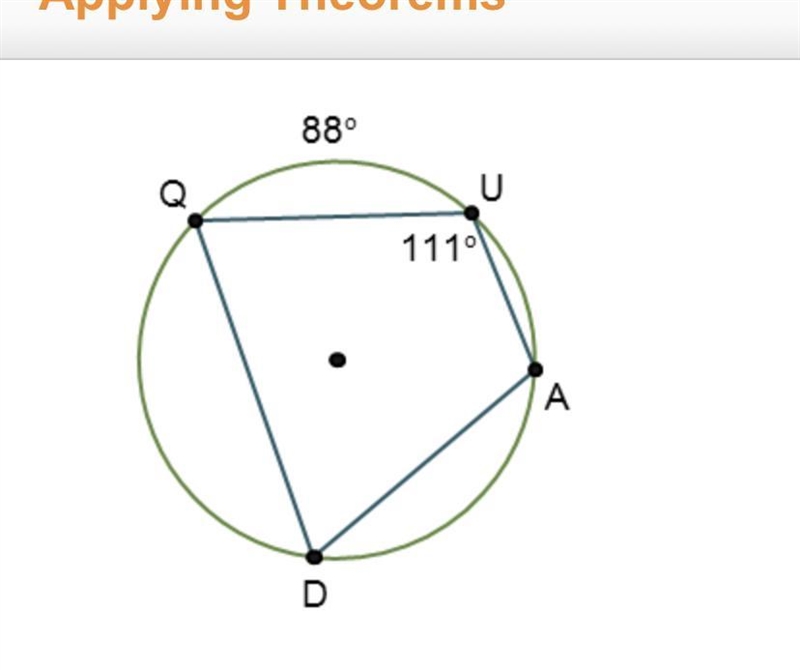 What is the measure of Arc A U?-example-1