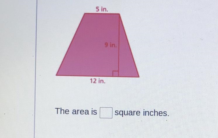 What is the area in square inches? Please explain it-example-1